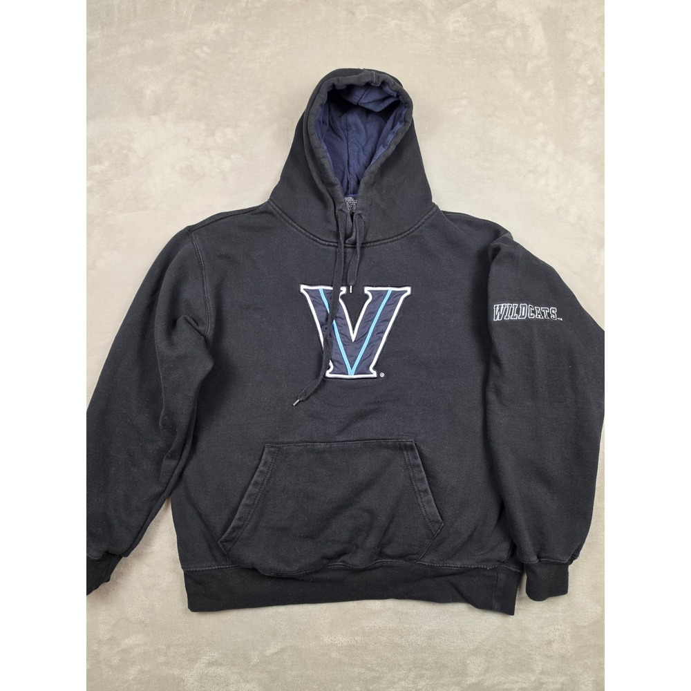 Campus Heritage Villanova Wildcats Hoodie Adult‎ XL Black Sweatshirt *Read